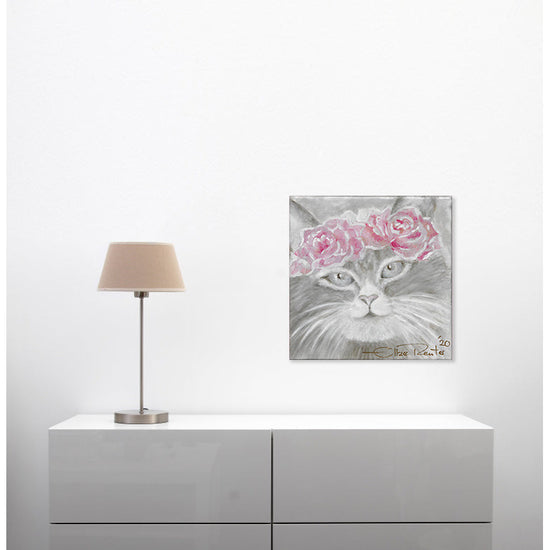 Queen Kerosin Leinwandbild - Kater Pino Im Verkauf