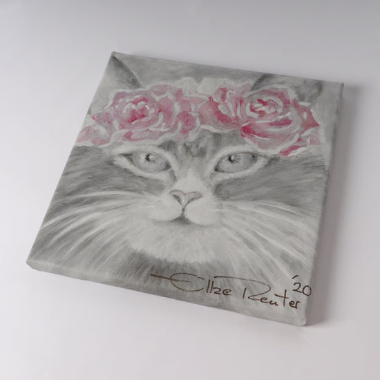 Queen Kerosin Leinwandbild - Kater Pino Im Verkauf