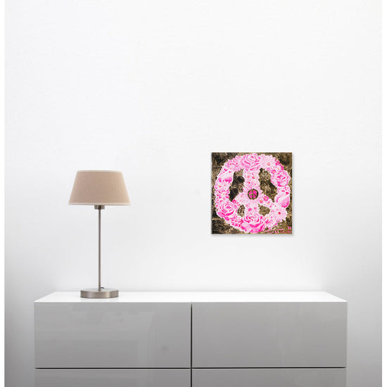 Queen Kerosin Leinwandbild - Peace Flower Forever 50% Rabatt für begrenzte Zeit