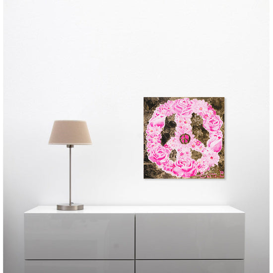 Queen Kerosin Leinwandbild - Peace Flower Forever 50% Rabatt für begrenzte Zeit