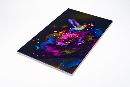 Queen Kerosin Acrylglasbild - Hibiskus Kolibri Versandkostenfrei