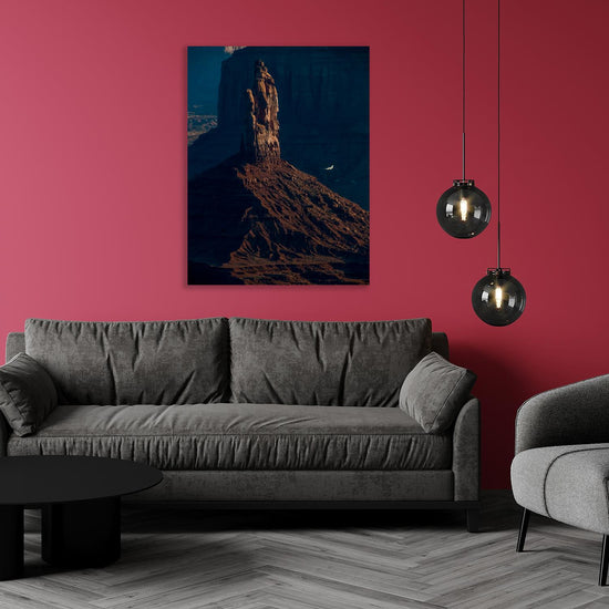 Queen Kerosin Acrylglasbild - PLANE FLYING THROUGH MONUMANT VALLEY Exklusivangebot