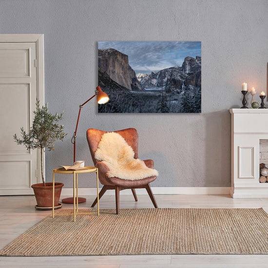 Queen Kerosin Acrylglasbild - YOSEMITE-TUNNEL VIEW AFTRE SNOWSTORM 2 Valentinstagsangebot