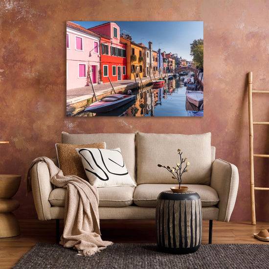 Queen Kerosin Acrylglasbild - VENICE- BURANO CANAL Zeitlich begrenztes Angebot