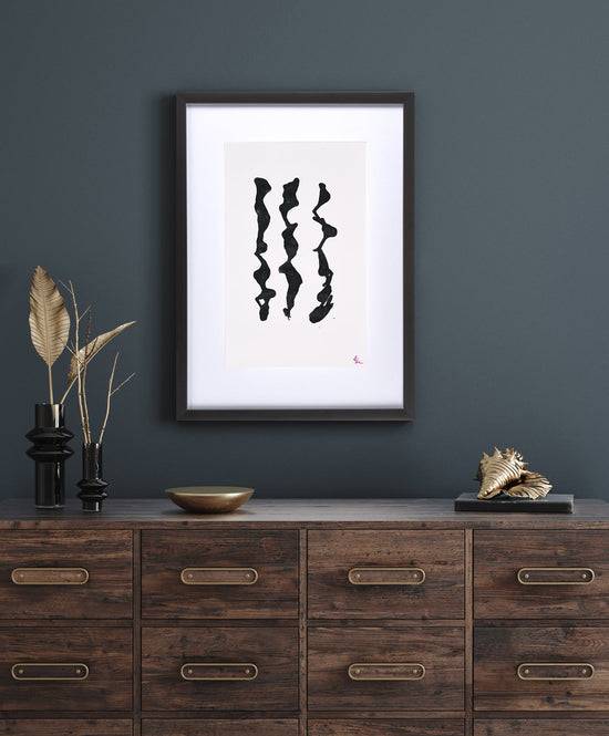 Queen Kerosin Rahmenbild - Ink Series 4/4 Günstiger Verkauf