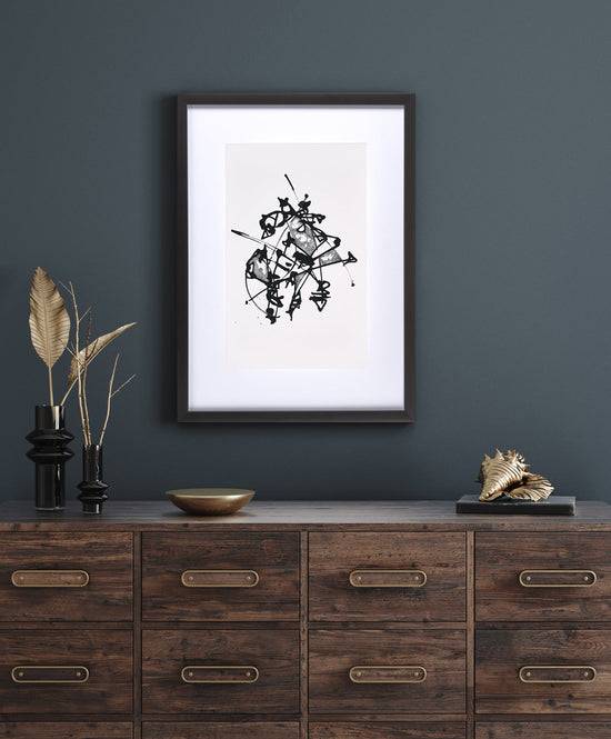Queen Kerosin Rahmenbild - Ink Series 1/4 Blitzverkäufe