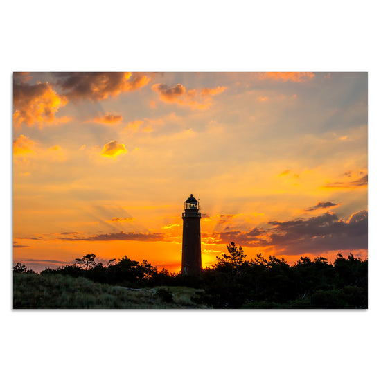 Queen Kerosin Leuchtturm bei Sonnenaufgang von Torsten Reuter Exklusivangebot