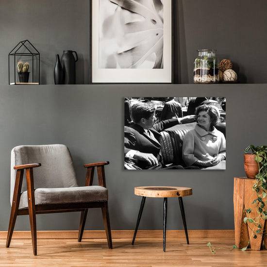 Queen Kerosin Acrylglasbild - John F. Kennedy & Jackie Kennedy Preisnachlass