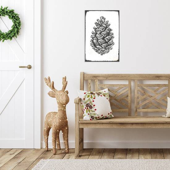 Queen Kerosin Blechschild - Pinecone Sonderangebote