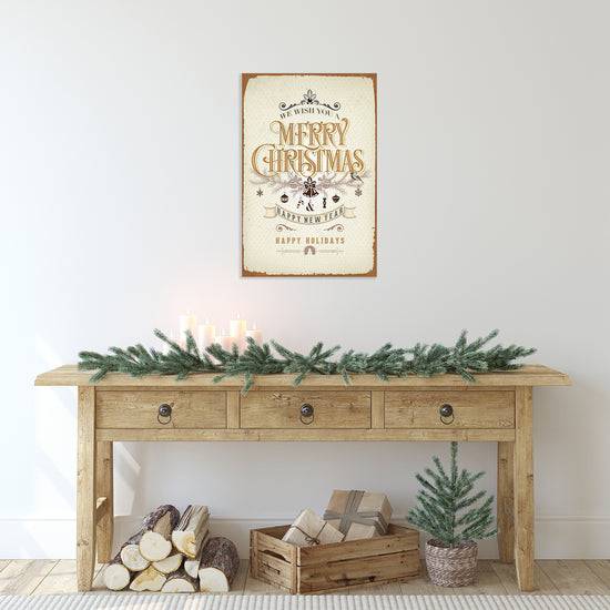 Queen Kerosin Blechschild - Happy Holidays Bis zu 60% Rabatt