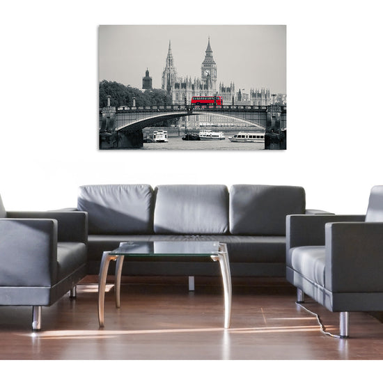 Queen Kerosin Acrylglasbild - Big Ben Bus zollfrei