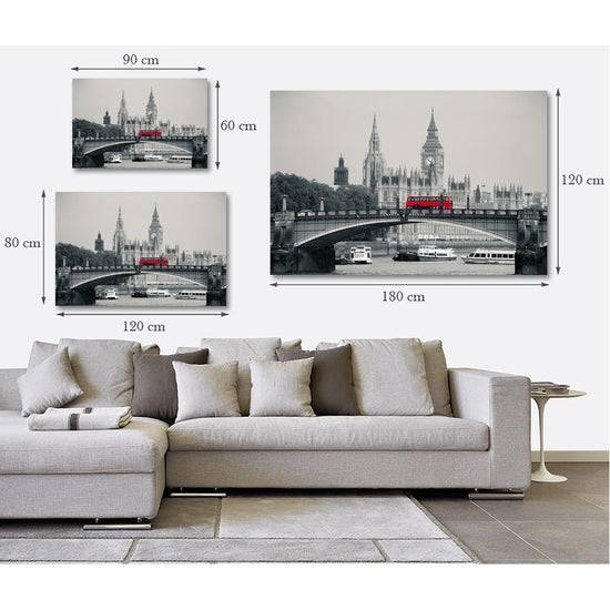 Queen Kerosin Acrylglasbild - Big Ben Bus zollfrei
