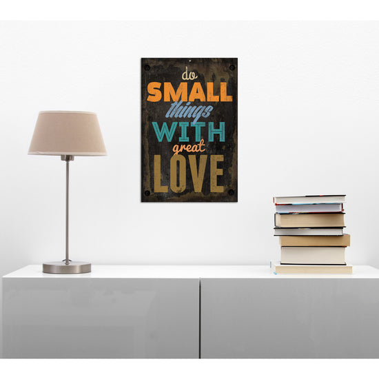 Queen Kerosin Blechschild - Do small things with great love Angebote