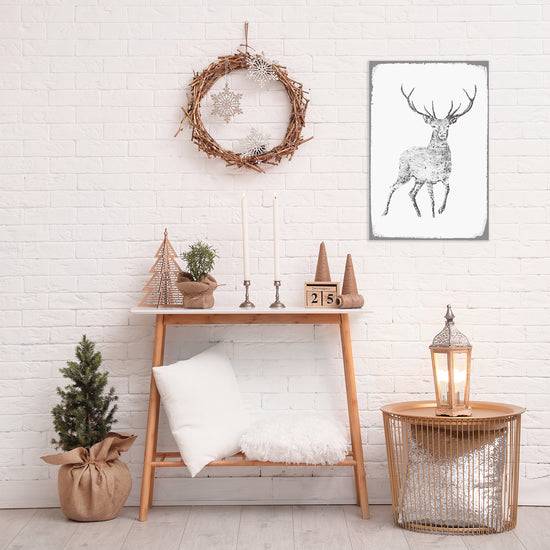 Queen Kerosin Blechschild - Drawn Deer Großer Ausverkauf