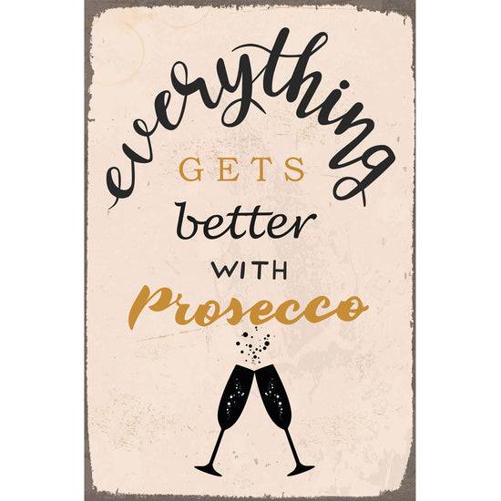 Queen Kerosin Blechschild - Prosecco Black Friday