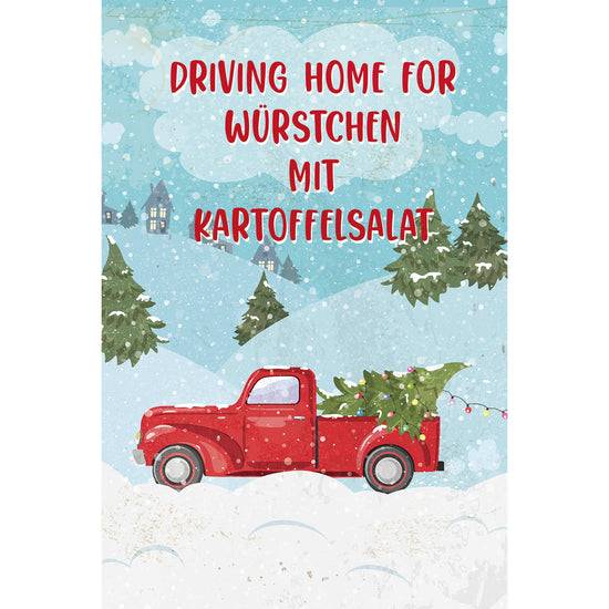 Queen Kerosin Blechschild - Driving Home for Cyber Monday