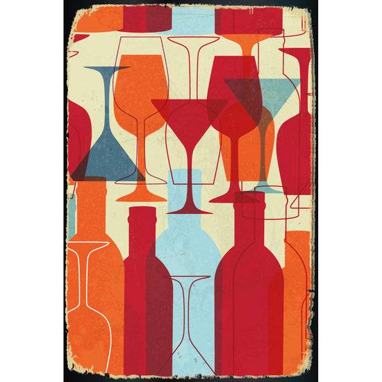 Queen Kerosin Blechschild - A lot of wine Zeitlich begrenztes Angebot
