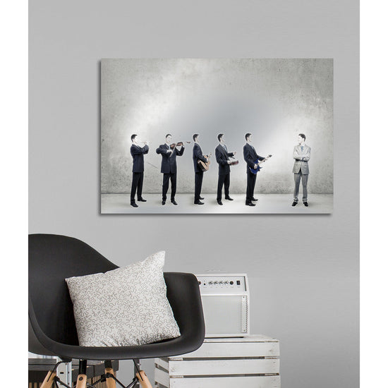 Queen Kerosin Aluminiumbild - The Band Played On Top Angebot