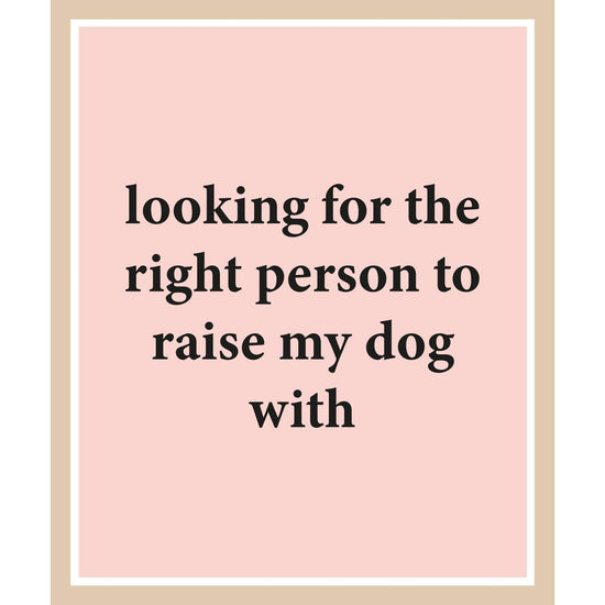 Queen Kerosin Rahmenbild - Looking for the right person to raise my dog with Im Verkauf