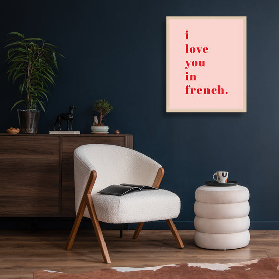 Queen Kerosin Rahmenbild - I love you in french 50% Rabatt für begrenzte Zeit