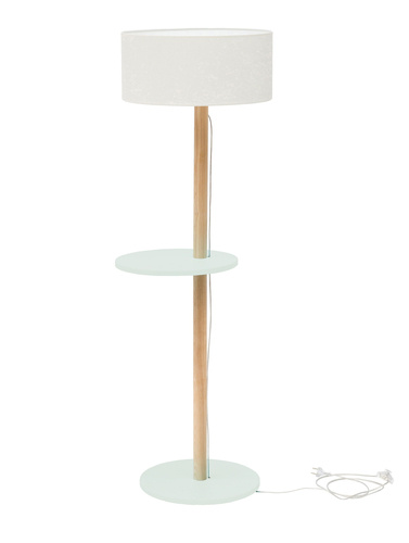 Ragaba UFO Floor Lamp 45x150cm Fleeting Mint / White Lampshade