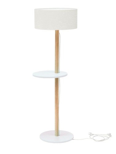 Ragaba UFO Floor Lamp 45x150cm - White / White Lampshade