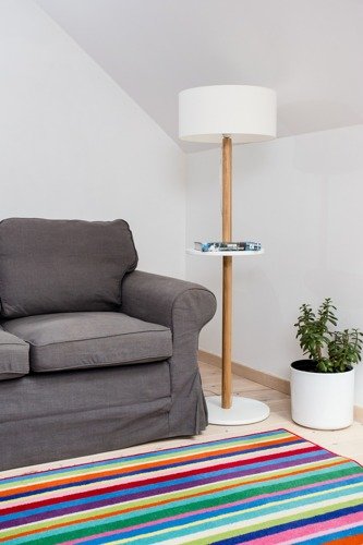 Ragaba UFO Floor Lamp 45x150cm - White / White Lampshade Cyber Monday
