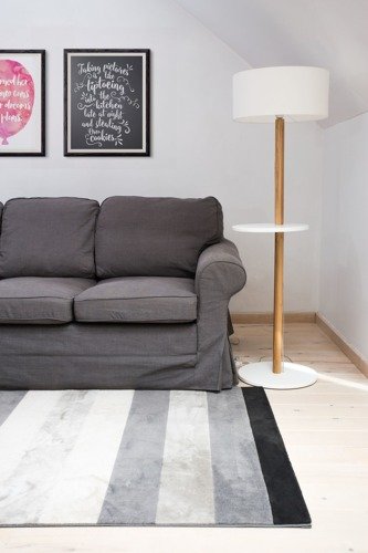 Ragaba UFO Floor Lamp 45x150cm - White / White Lampshade Cyber Monday