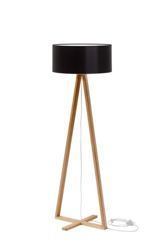 Ragaba TALES Ashwood Floor Lamp - Black Lampshade