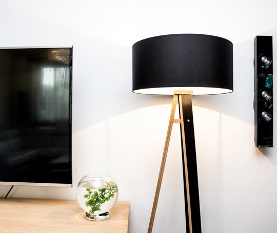 Ragaba WANDA Floor Lamp 45x140cm - Yellow / White Lampshade Valentinstagsangebot