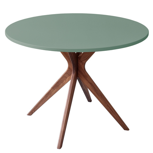 Ragaba JUBI BOLD Round Dining Table 110cm Oak Sage Green