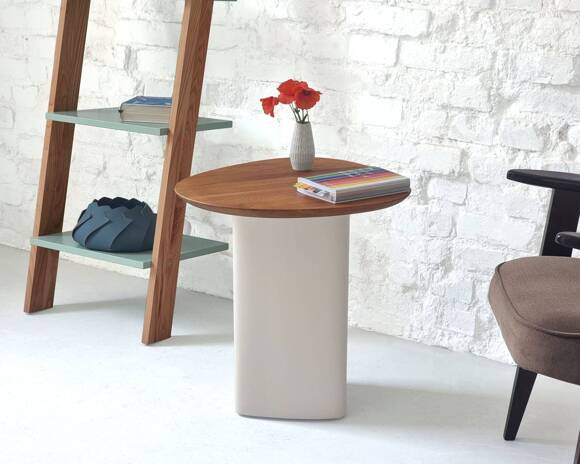 Ragaba Cells Mini Coffee Table 50x50xH50cm Brown Beige Dąb