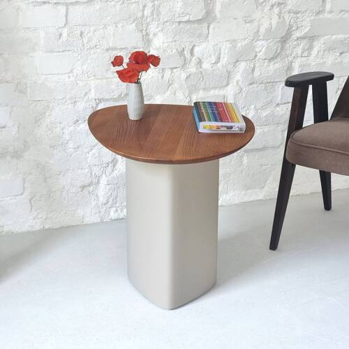 Ragaba Cells Mini Coffee Table 50x50xH50cm Brown Beige Dąb Heißer Verkauf