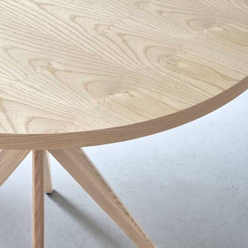Ragaba JUBI BOLD Round Dining Table 100cm Ashwood Neuheiten