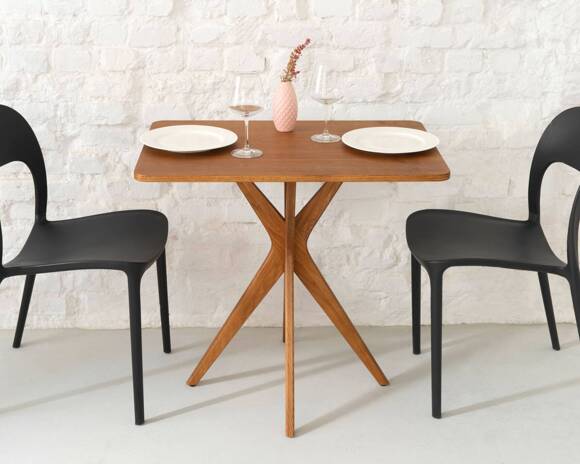 Ragaba Rectangular Dining Table JUBI 55x80cm Oak