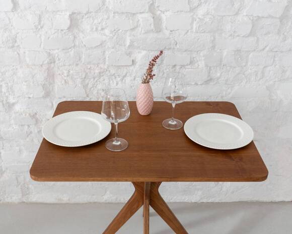 Ragaba Rectangular Dining Table JUBI 55x80cm Oak Bestseller