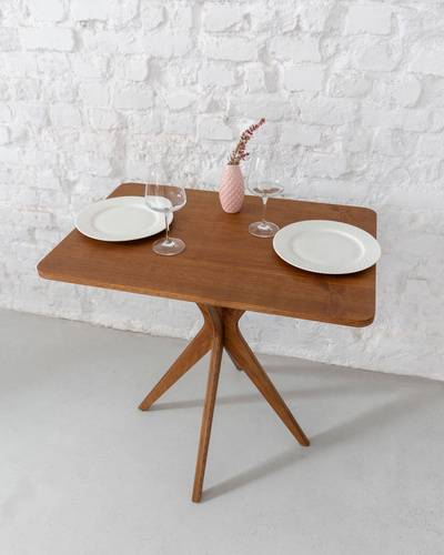 Ragaba Rectangular Dining Table JUBI 55x80cm Oak Bestseller