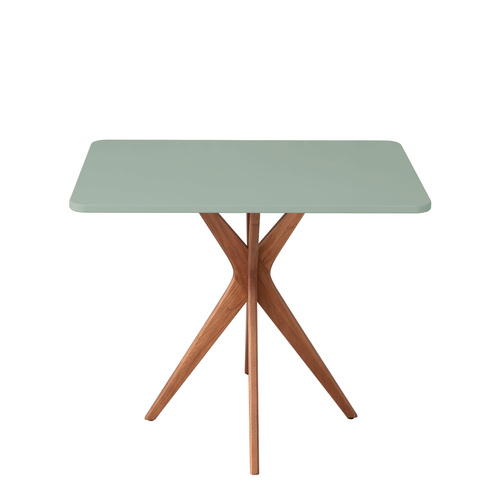 Ragaba Rectangular Dining Table JUBI 55x80cm Oak Sage Green Kauf eins, bekomm eins gratis