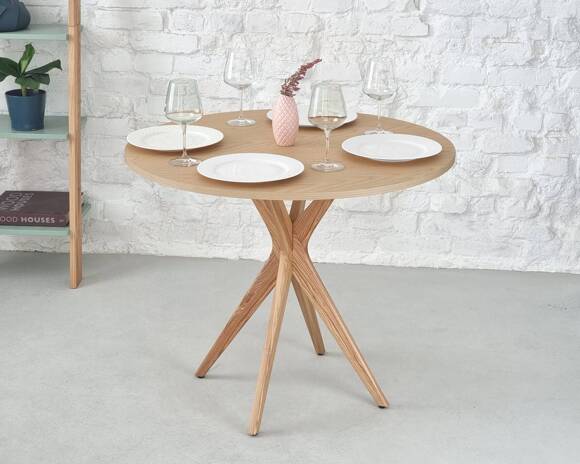 Ragaba JUBI Round Dining Table diam. 90cm Ash