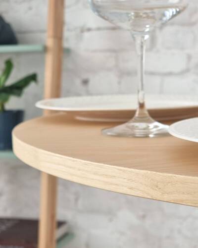 Ragaba JUBI Round Dining Table diam. 90cm Ash Kostenlose Rückgabe