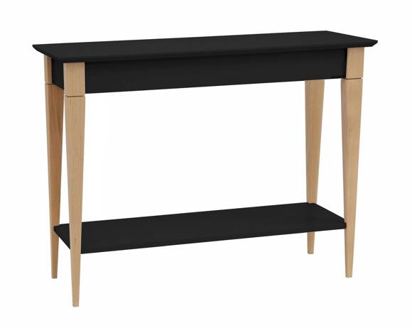 Ragaba MIMO Console Table with Shelf 105x35cm Black