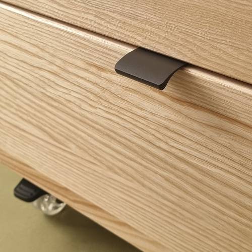 Ragaba LUKA Storage Cabinet with Wheels W41xD50cm Ash Brown Beige Nur für heute