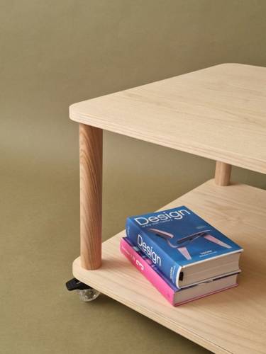Ragaba ASHME Coffee Table with Wheels 64x64cm Riesige Rabatte