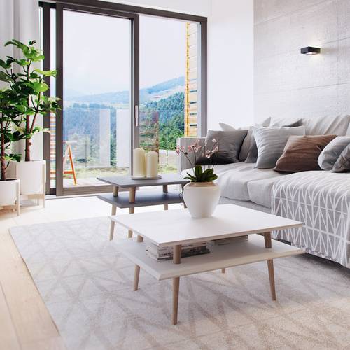 Ragaba SQUARE Coffee Table 55x55x45cm Fleeting Mint Black Friday Preise