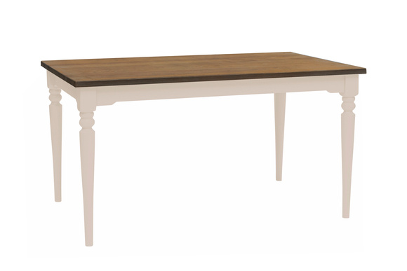 Ragaba NATA Dining Table 140x90cm Brown Beige Base