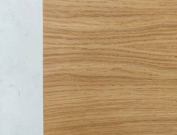 Ragaba NATA Dining Table 140x90cm Brown Beige Base zollfrei