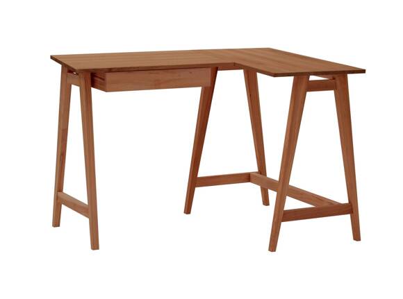 Ragaba LUKA Corner Desk W 115cm x D 85cm Oak Right Side
