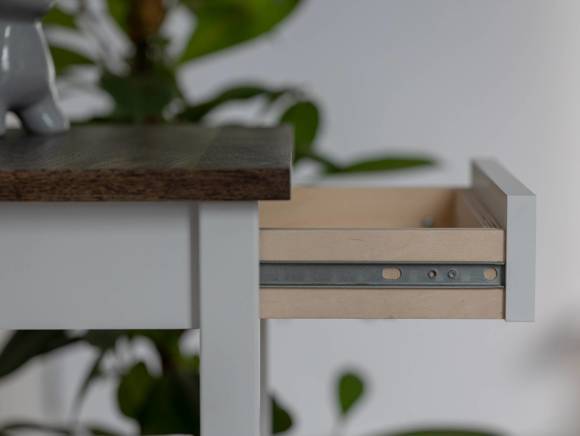Ragaba ENTLIK Bedside Table 40x35x70cm Black Oak Online