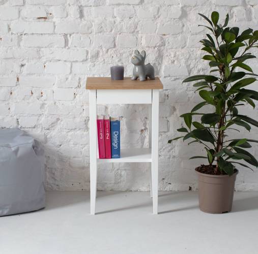 Ragaba ENTLIK Bedside Table 40x35x70cm Oiled Oak