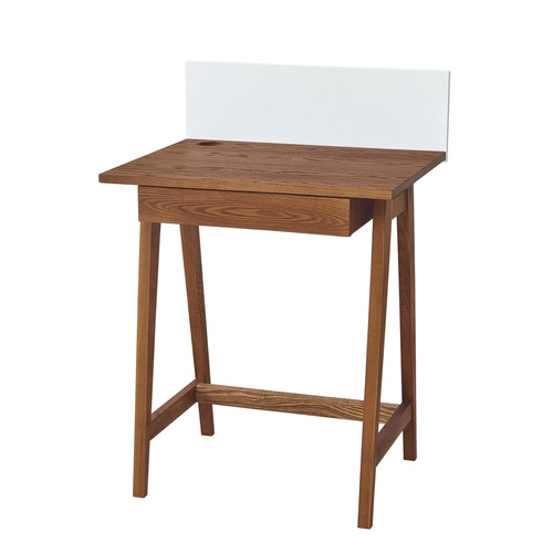 Ragaba LUKA Ashwood Writing Desk 65x50cm with Drawer Oak stained